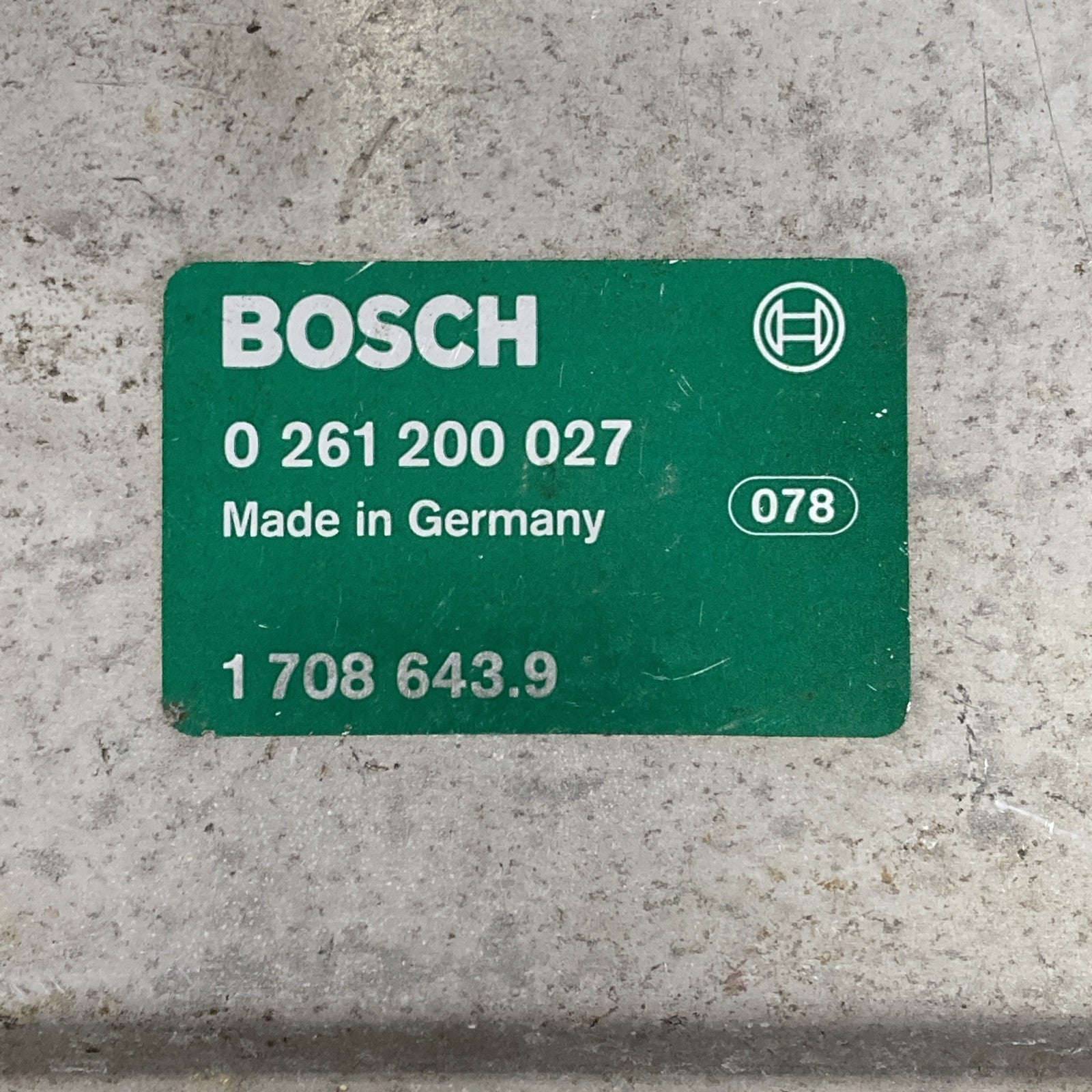 1987 BMW E30 ECU/ECM 0 261 200 027