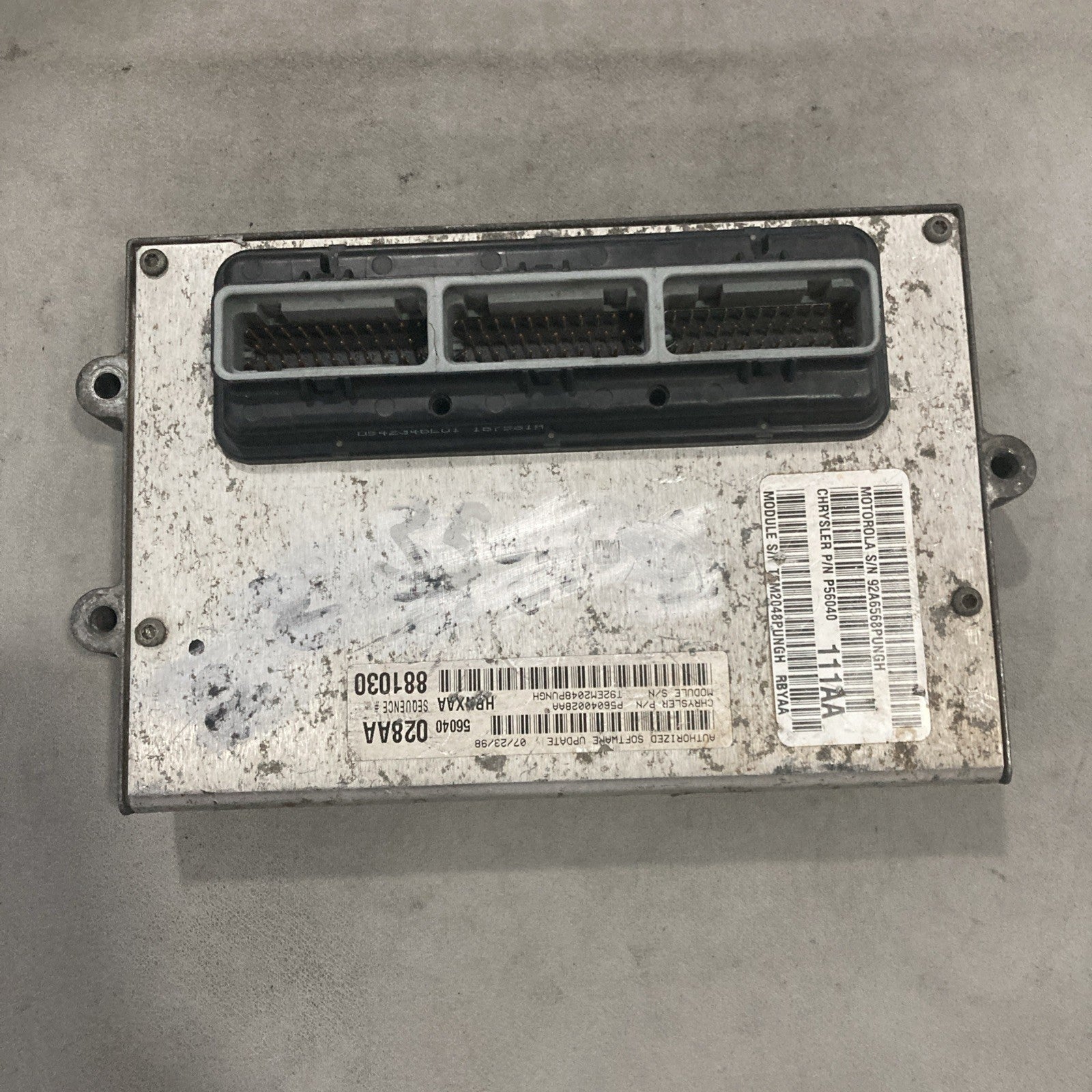 1999 Dodge Ram Truck 5.2L ECU/ECM P56040111AA