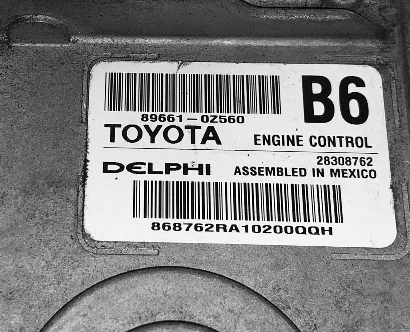 2011-2013 Toyota Corolla Matrix ECU 89661-0Z560