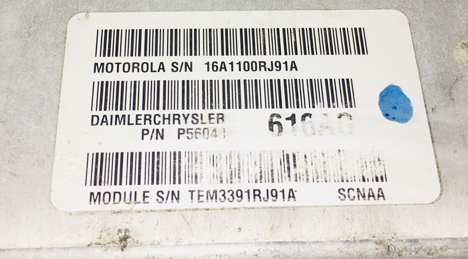 2002 Dodge Durango ECU P56040616AG