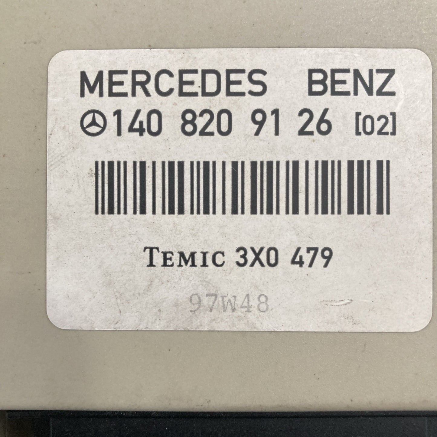 1994-2002 Mercede S500 Anti Theft Control Module 140 820 91 26