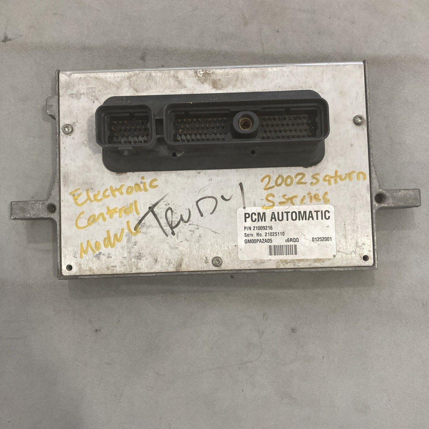 2001-2002 Saturn S-Series ECU/ECM 21009216