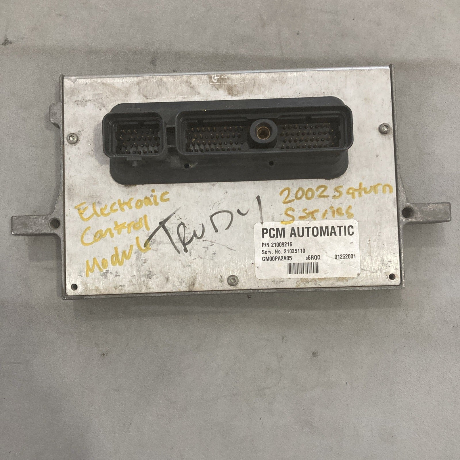 2001-2002 Saturn S-Series ECU/ECM 21009216