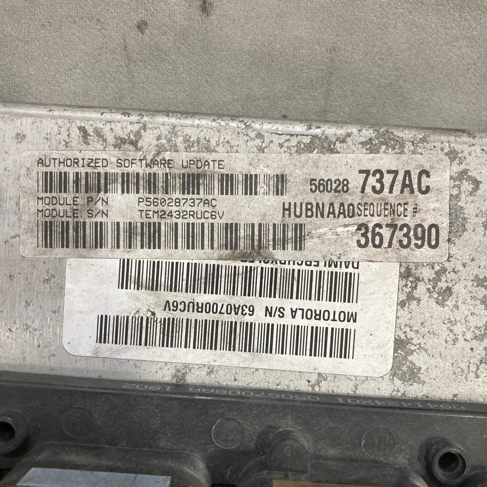 2003 Dodge Ram 4.7L ECU/ECM P56028737