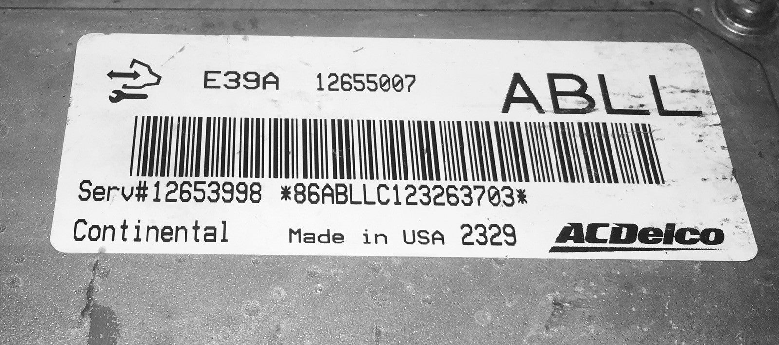 2013 Cadillac XTS ECU 12655007