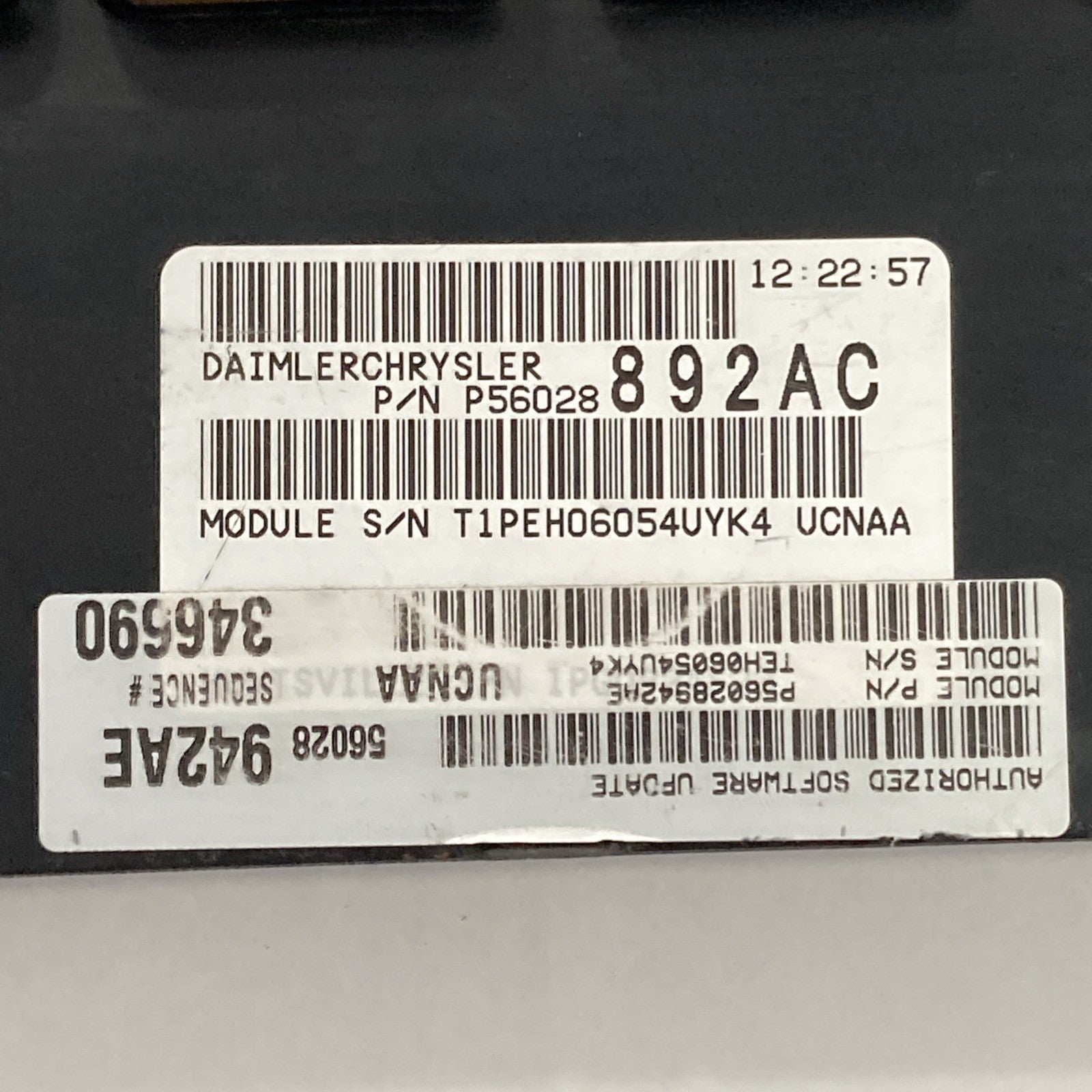 2005 Dodge RAM 1500 4.7L ECU/ECM P56028892AC *VIN PROGRAMMED*