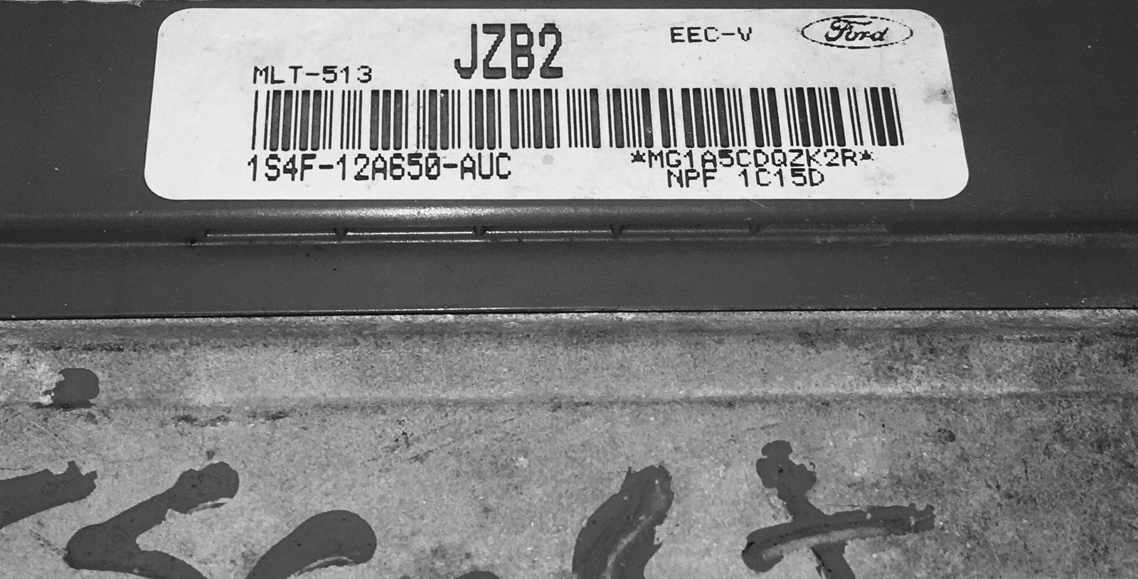2002 Ford Escort ECU 1S4F-12A650-AUC