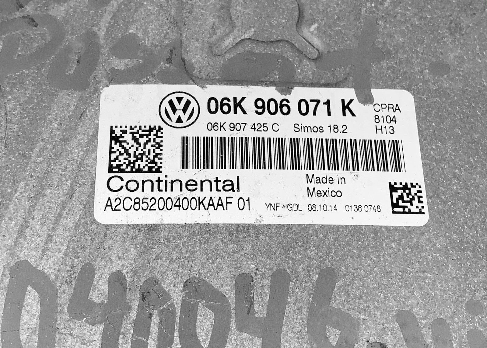 2015 Volkswagen Passat ECU 06K 906 071 K