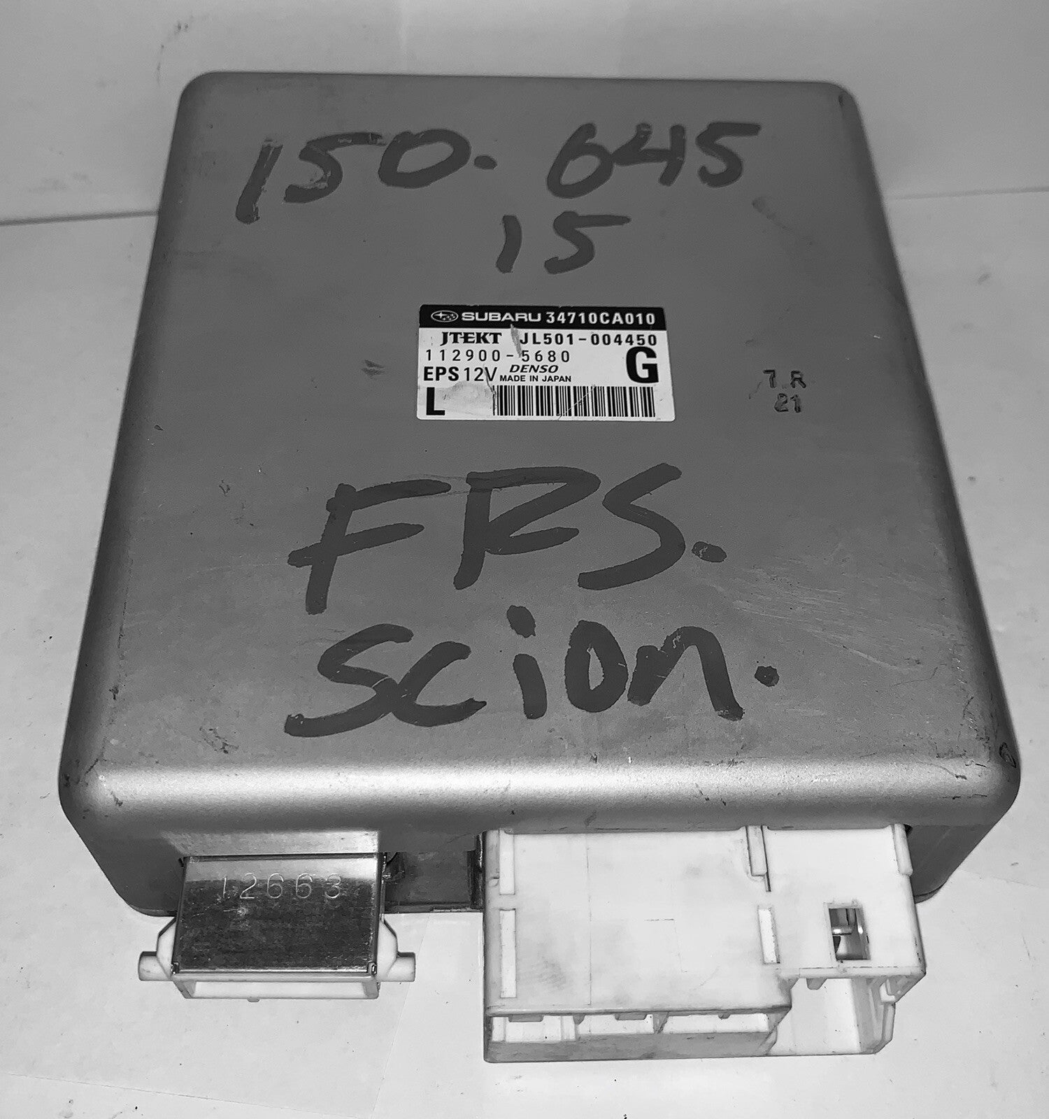 2013-2015 Toyota FR-S Subaru Power Steering Module JL501-004450