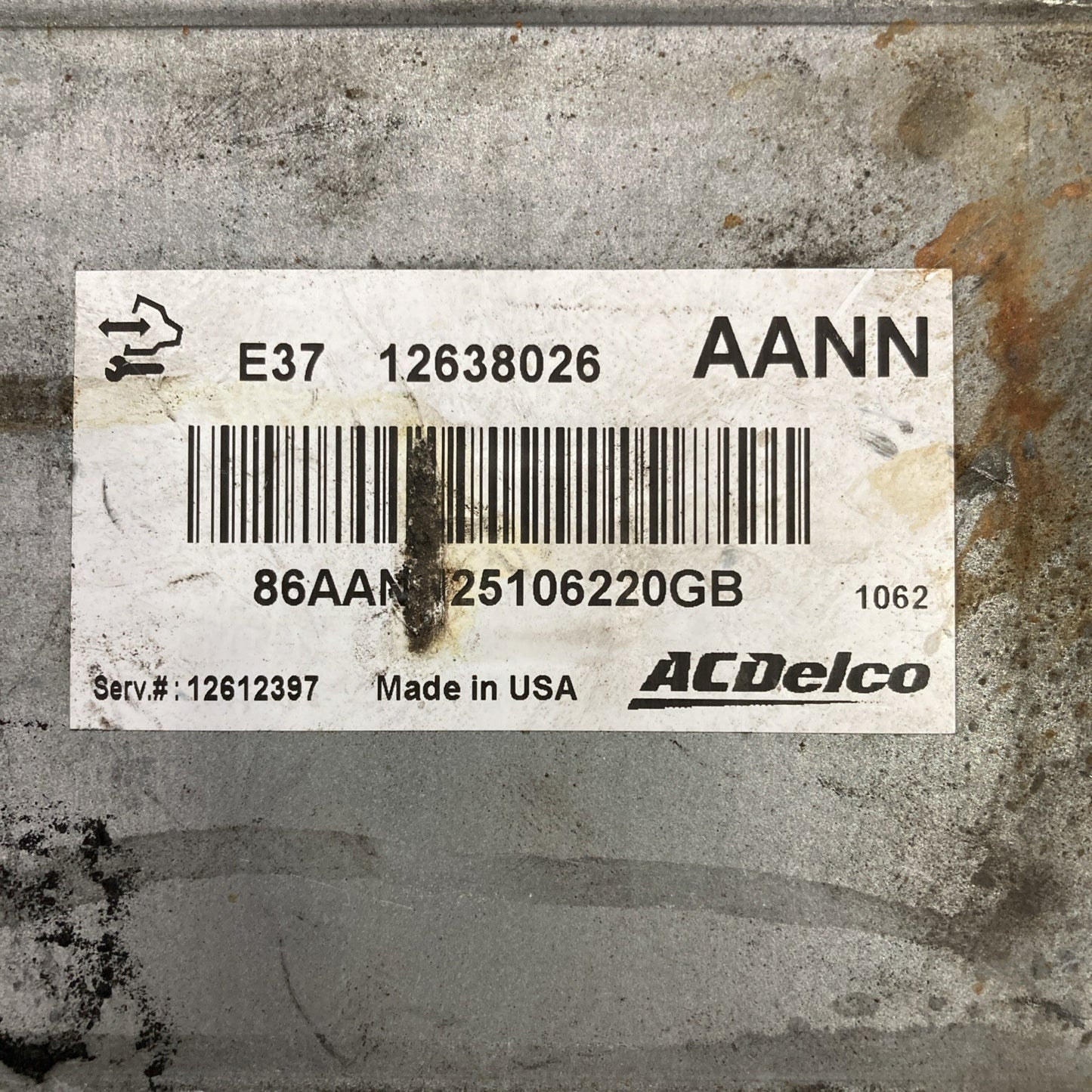 2011 Chevrolet Malibu ECU/ECM 12638026
