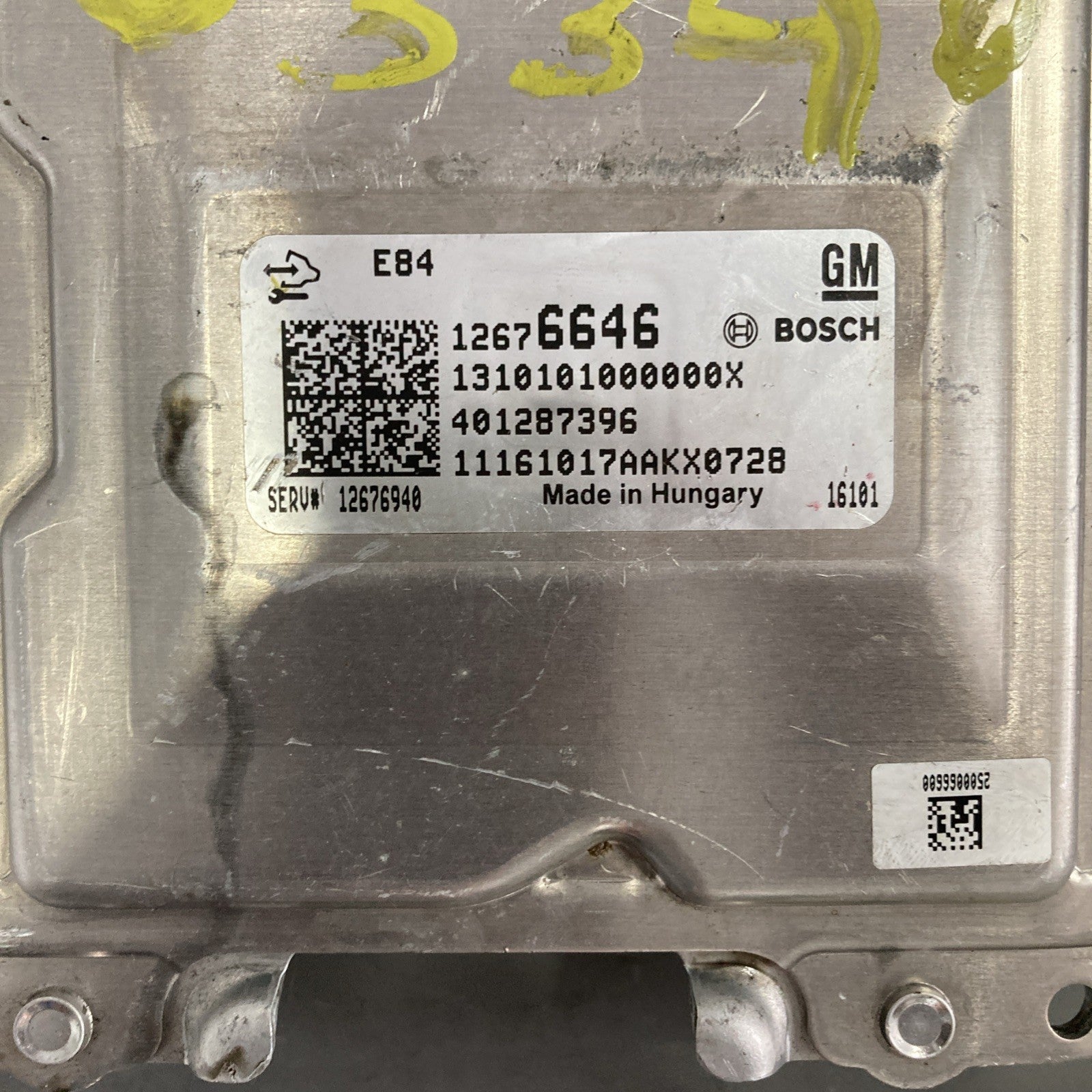 2016-2017 Chevy Spark ECU/ECM 12676646