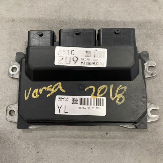 2018 Nissan Versa Engine Control Module BEM502-701 A1
