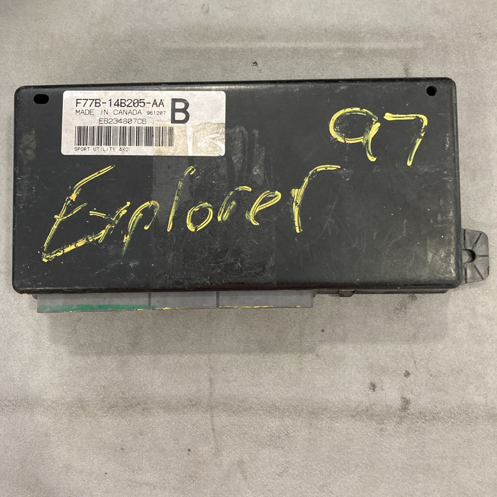 1997-1998 Ford Explorer Multifunction Control Module F77B-14B205-AA