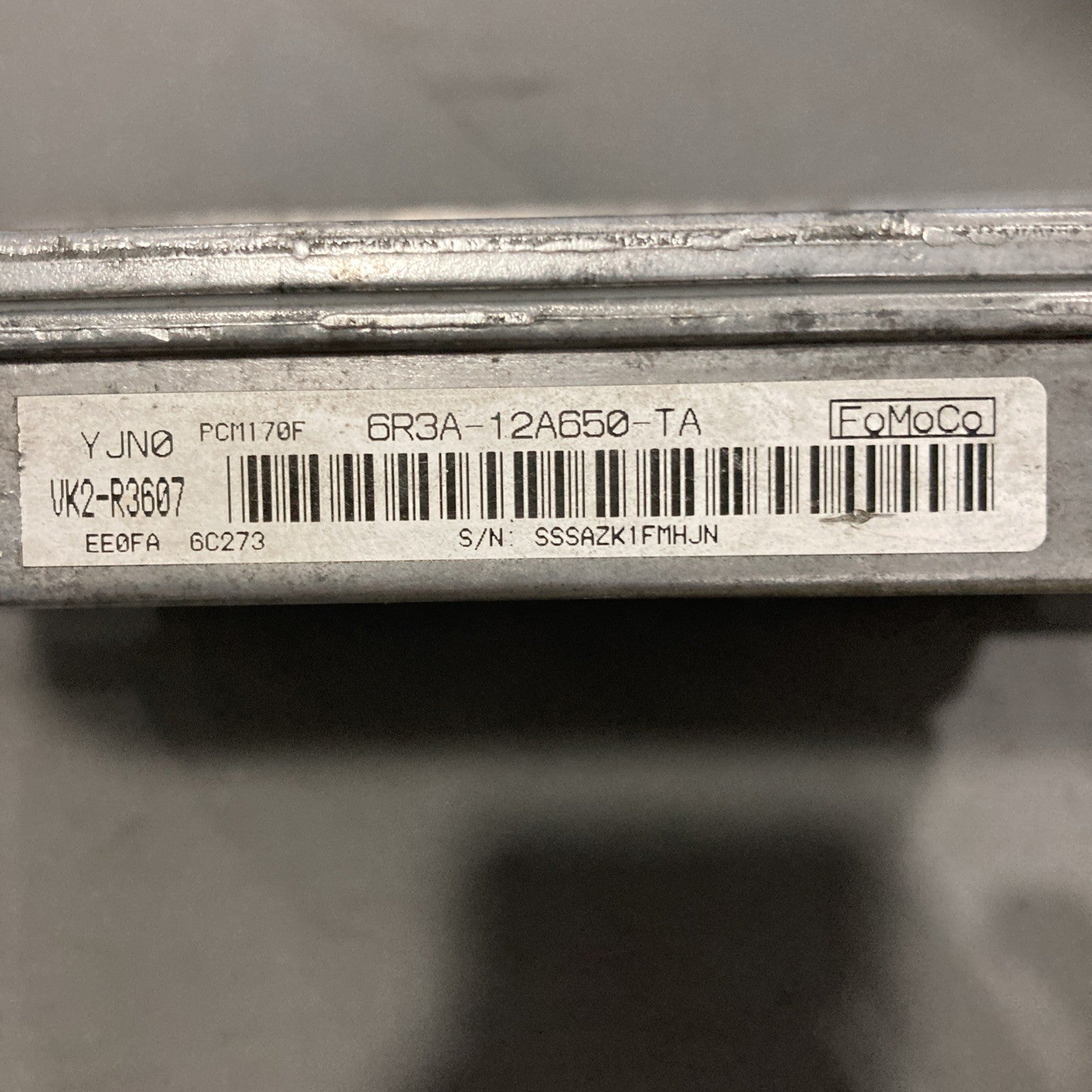 2006 Ford Mustang 4.0L ECU/ECM 6R3A-12A650-TA
