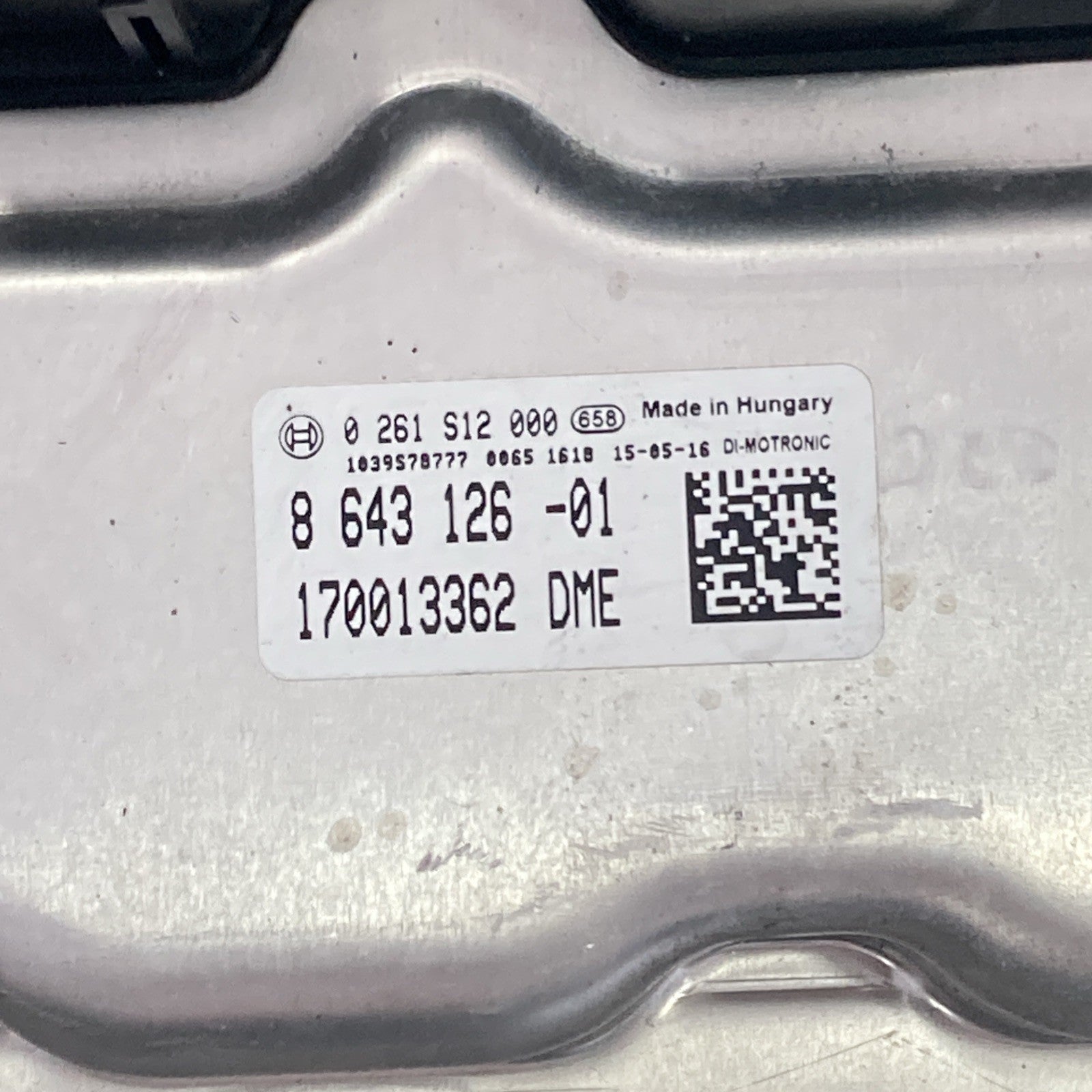 2016 BMW M6 S63 ECU/ECM 8 643 126 -01