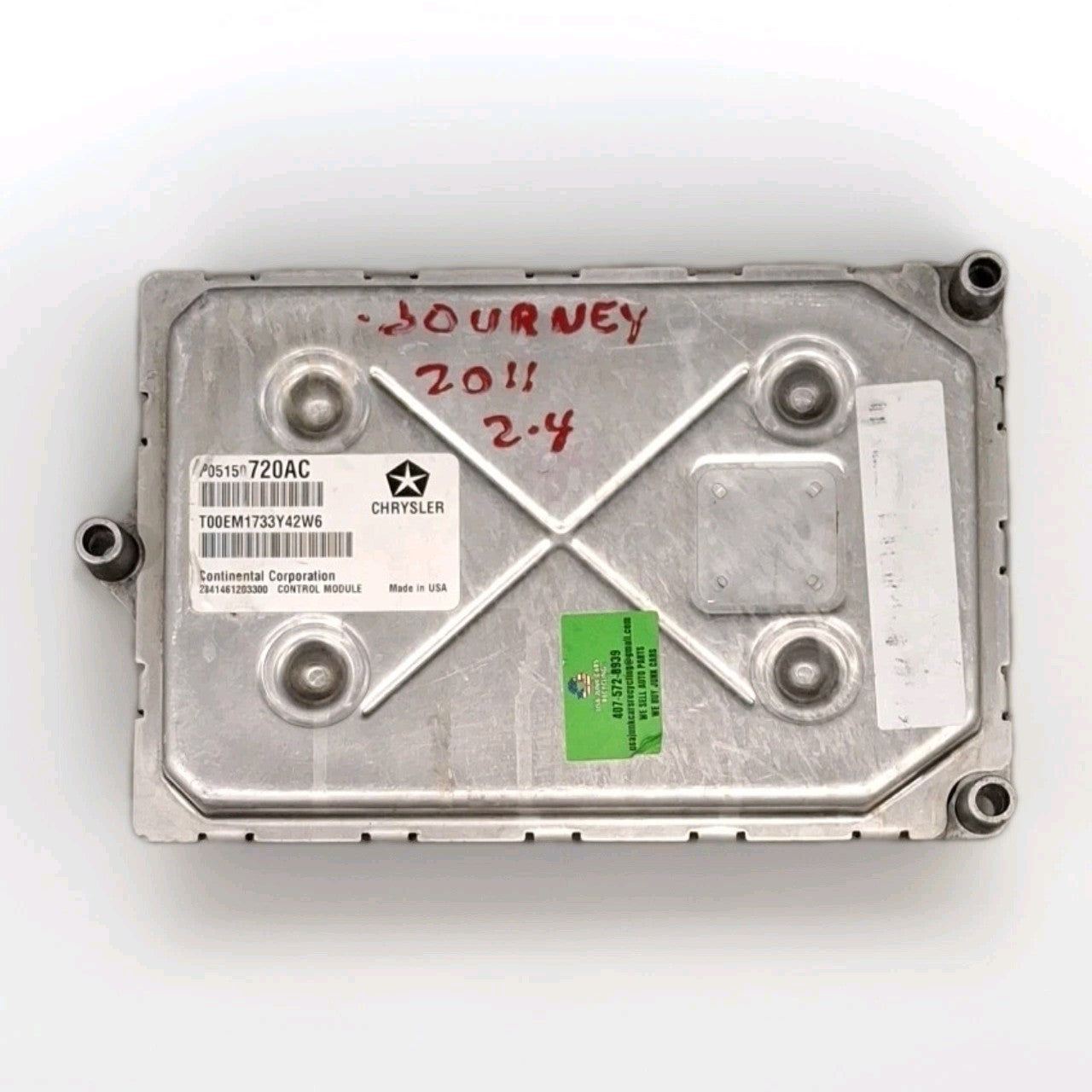 2011 Dodge Journey 2.4L ECU/ECM P05150720AC *VIN PROGRAMMED*
