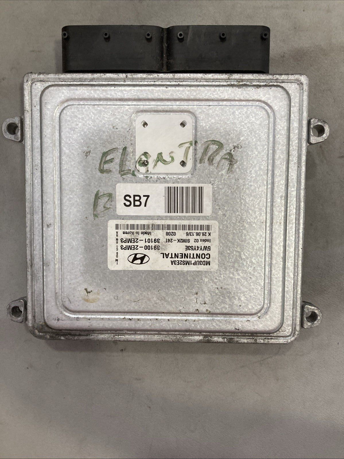 2011-2013 Hyundai Elantra ECU/ECM 39100-2EMP3