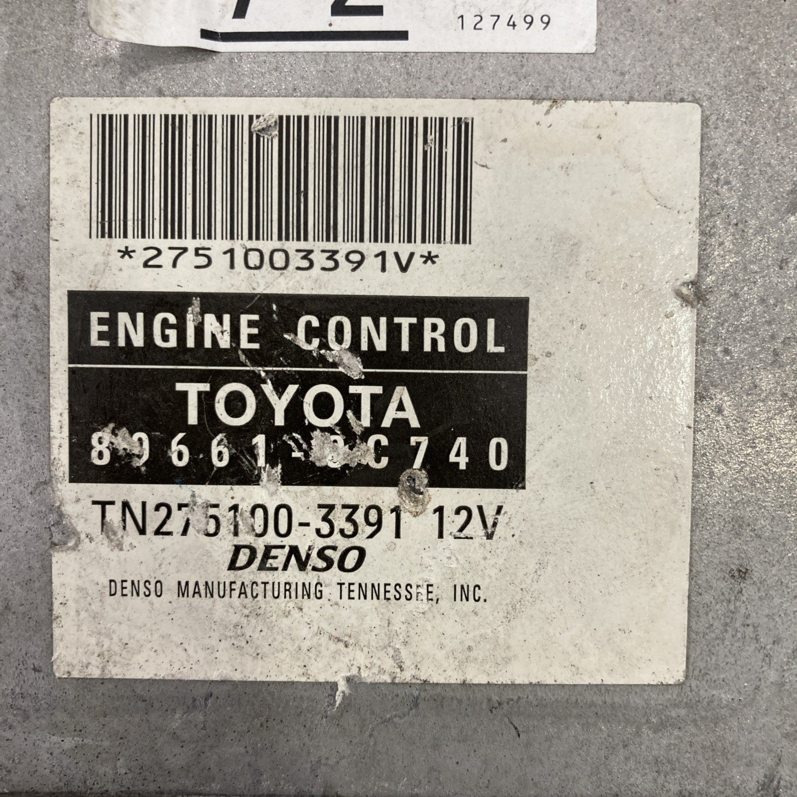 006 Toyota Sequoia ECU/ECM 89661-0C740