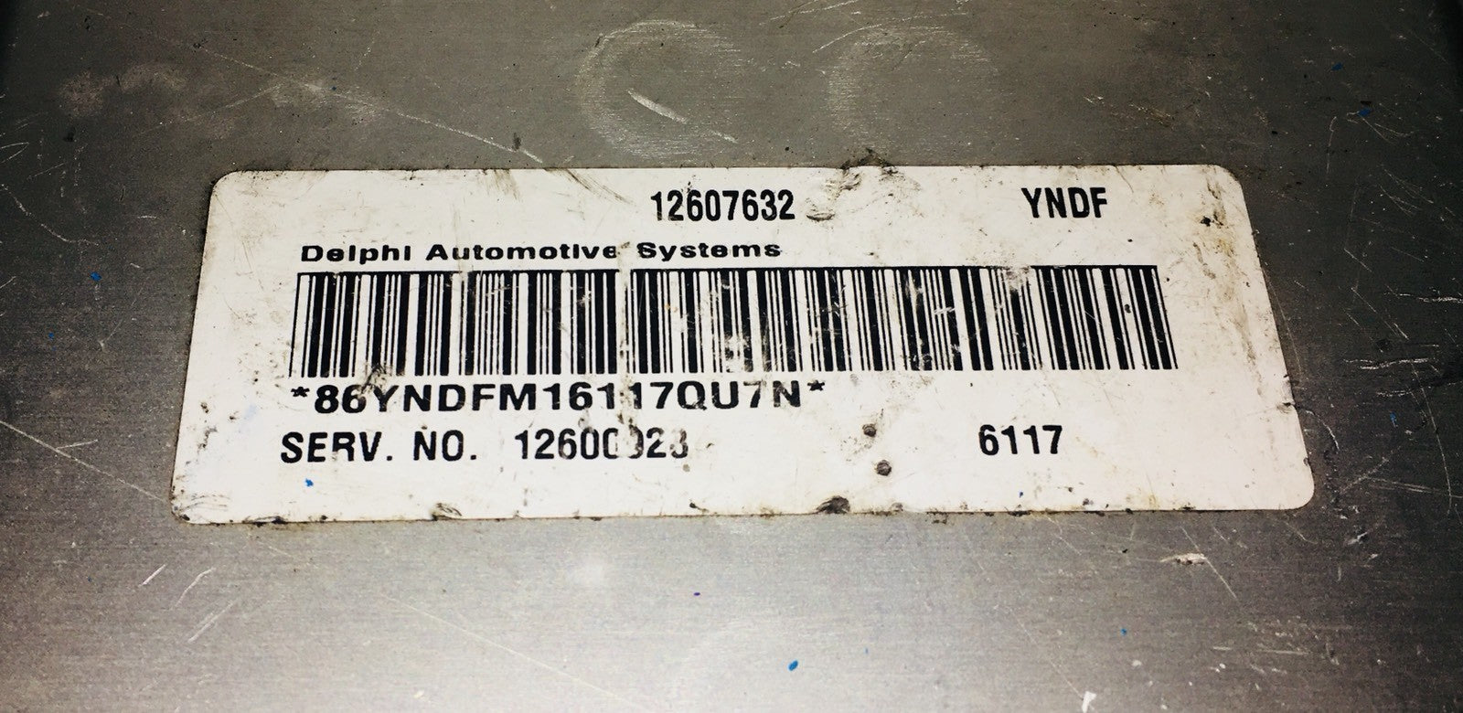 2006-2009 Chevrolet ECU 12607632