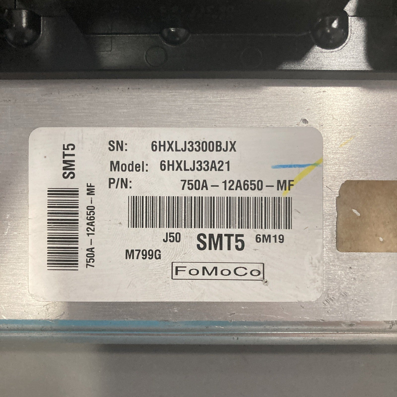 2007 Mazda CX-9 ECU/ECM 750A-12A650-MF