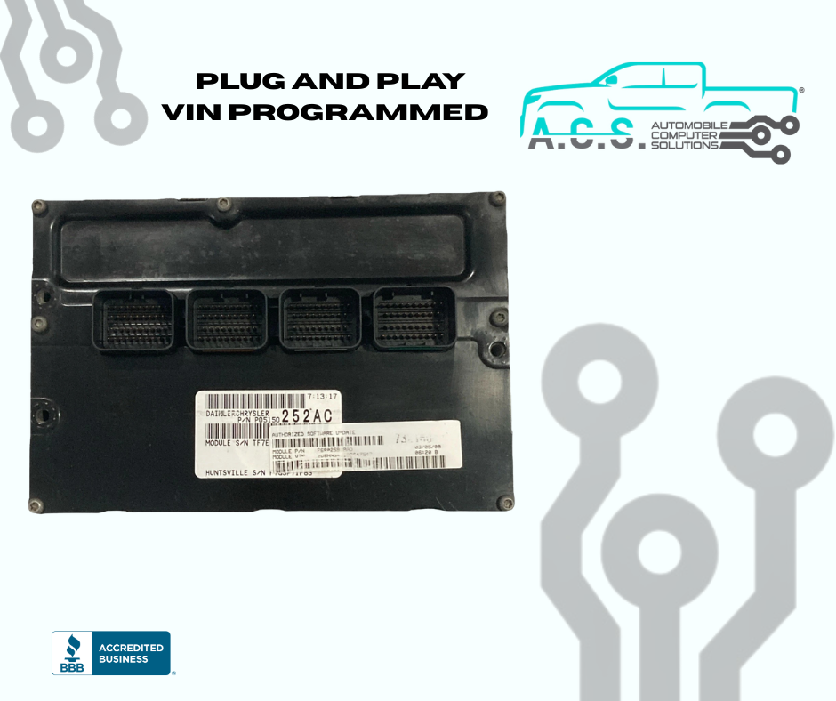 2007 Jeep Grand Cherokee 4.7L ECU/ECM P05150252AC *VIN PROGRAMMED*