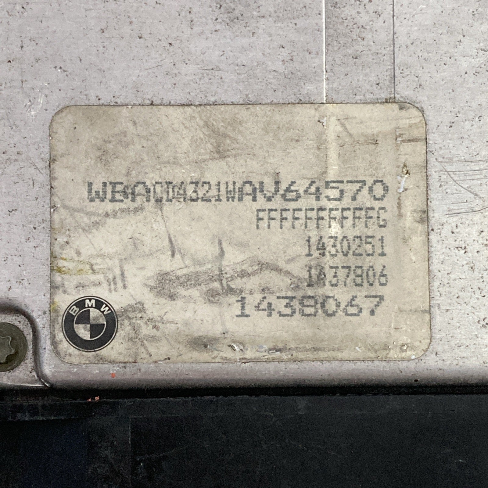 1998-1999 BMW 328i ECU/ECM 1438067
