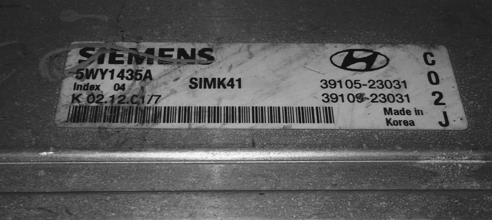 2002 Hyundai Sonata ECU 39105-23031
