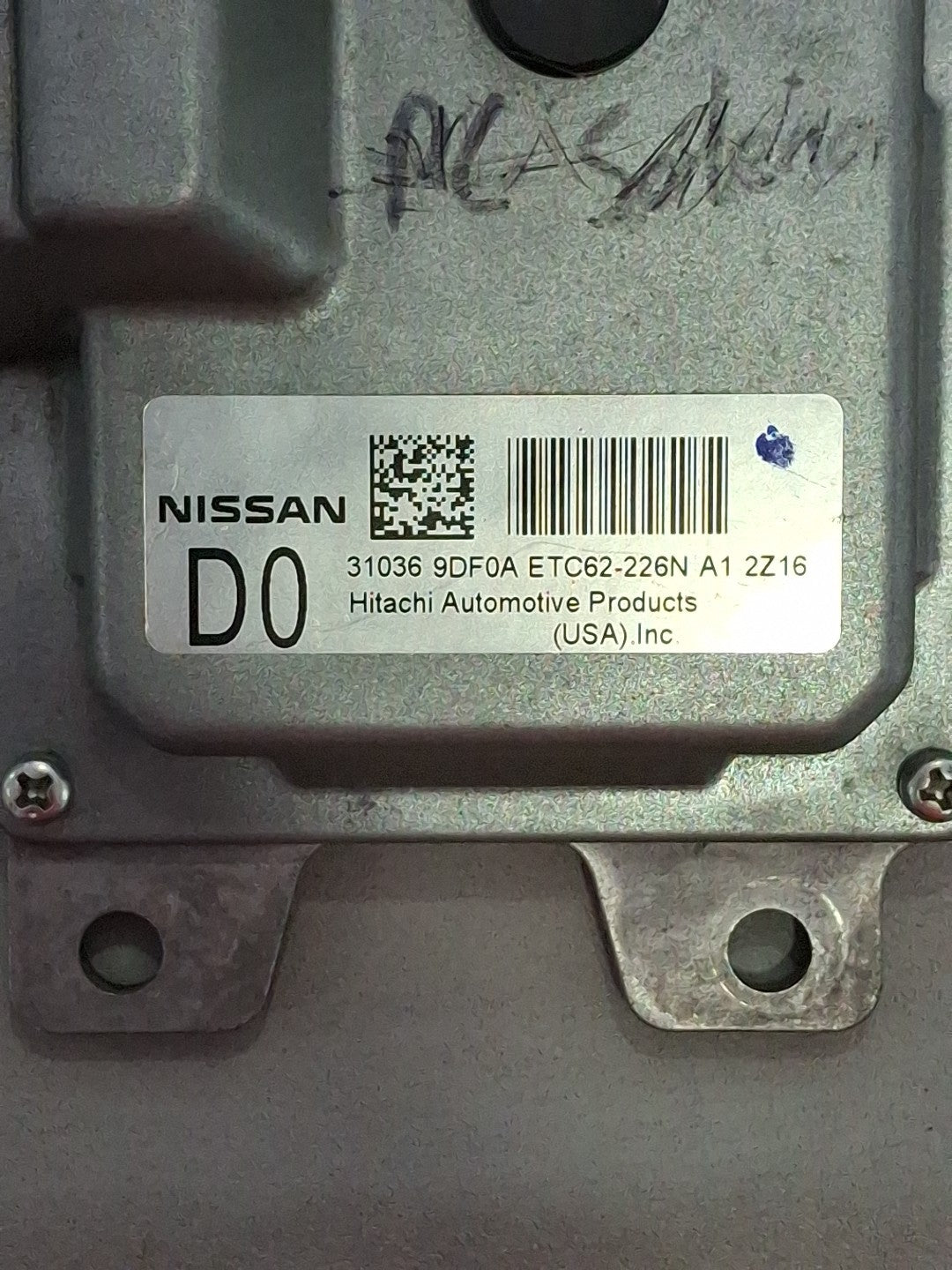 2013 Nissan Maxima TCM 31036 9DF0A