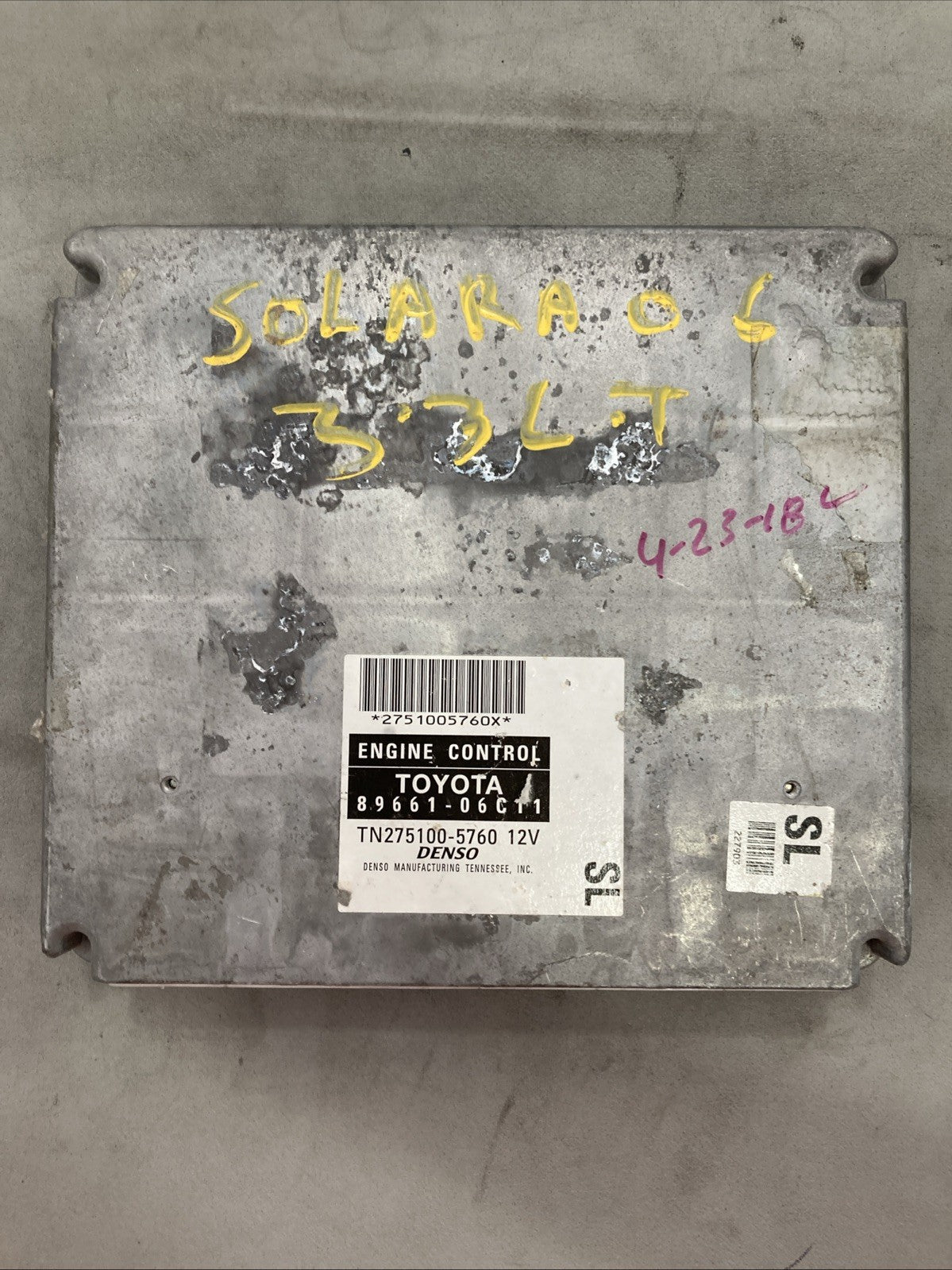 2005-2006 Toyota Solara ECU/ECM 89661-06C11
