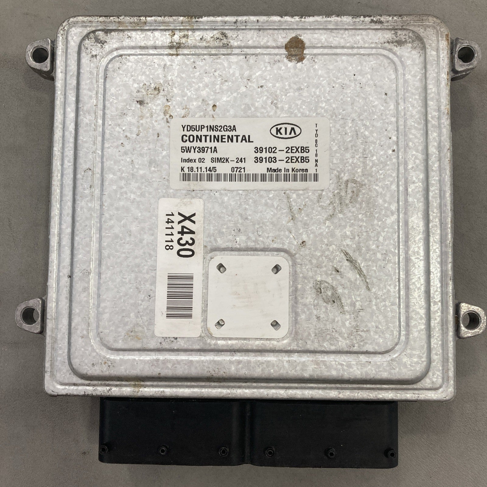 2015 Kia Forte 1.8L ECU/ECM 39102 2EXB5