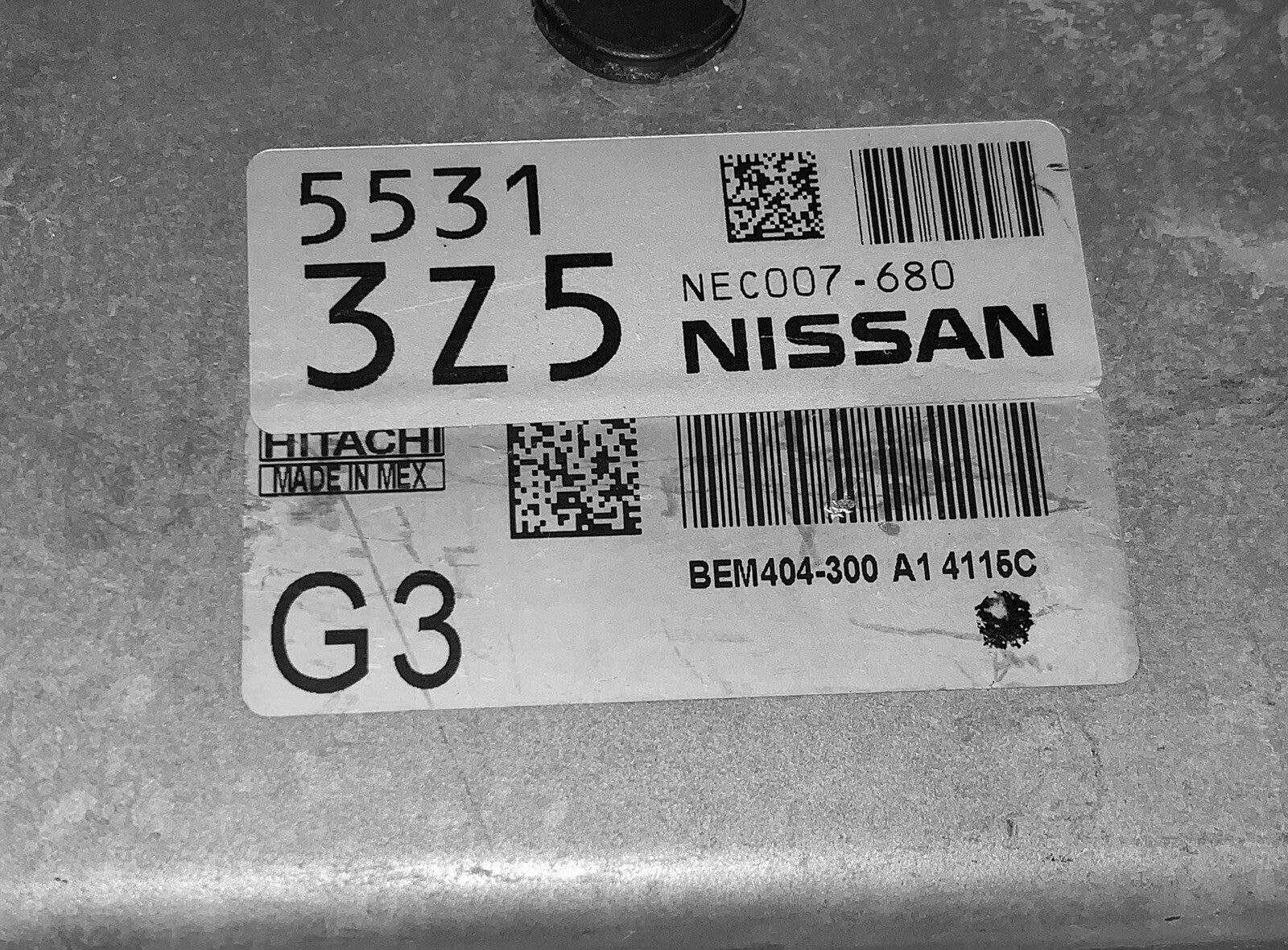  2013-2015 Nissan Altima ECU BEM404-300 A1 NEC007-680