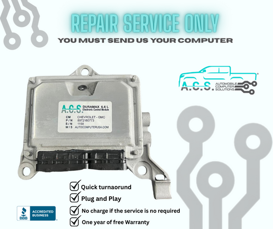 Chevrolet – GMC 6.6L Duramax FICM 8972160773 Repair & Return