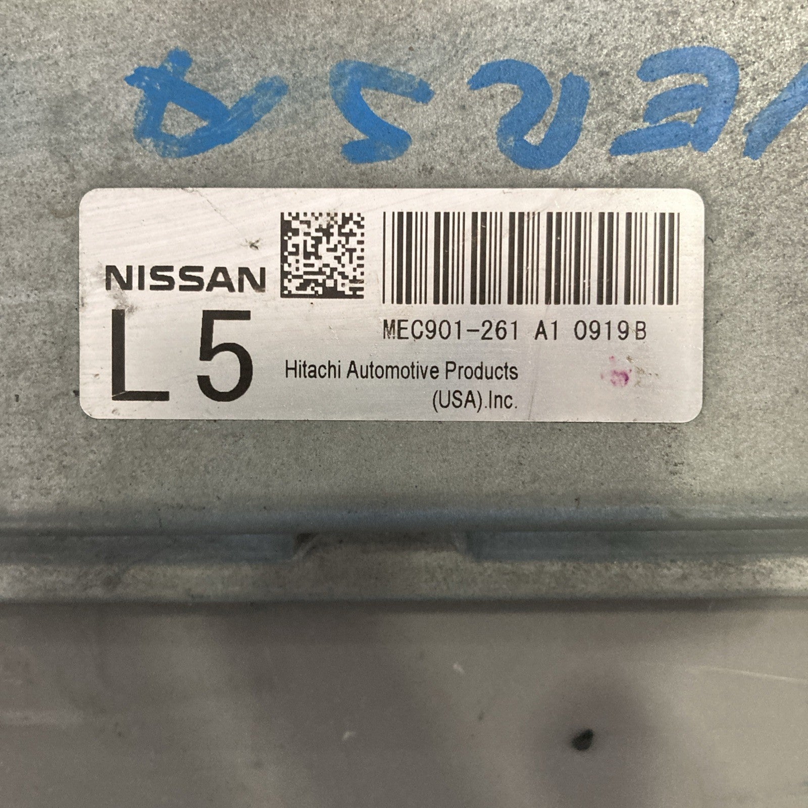 2010-2011 Nissan Versa 1.8L ECU/ECM MEC901-261 A1