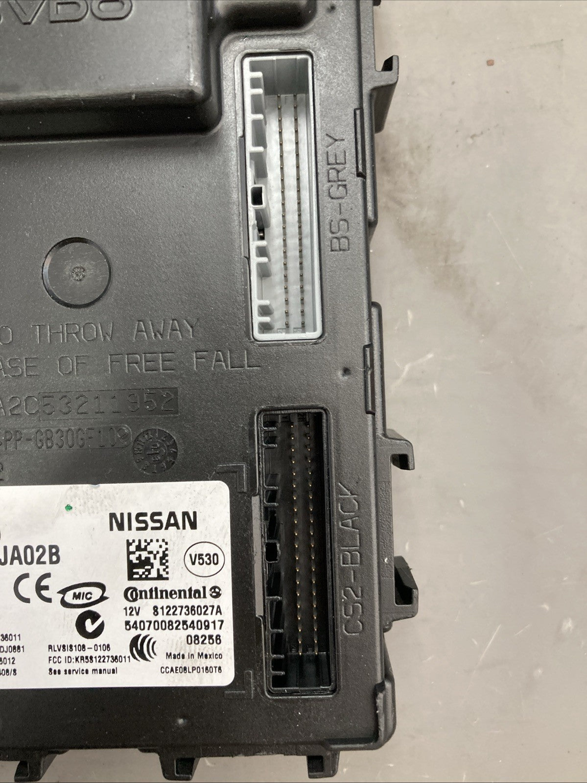2009 Nissan Altima Body Control Module 284B1 JA02B