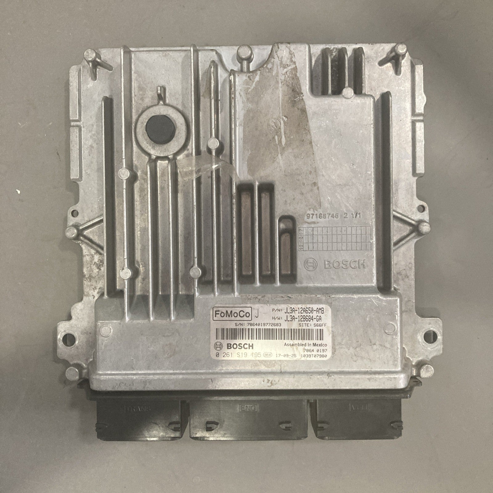 2019 Ford F150 3.3L ECU/ECM JL3A-12A650-AMB