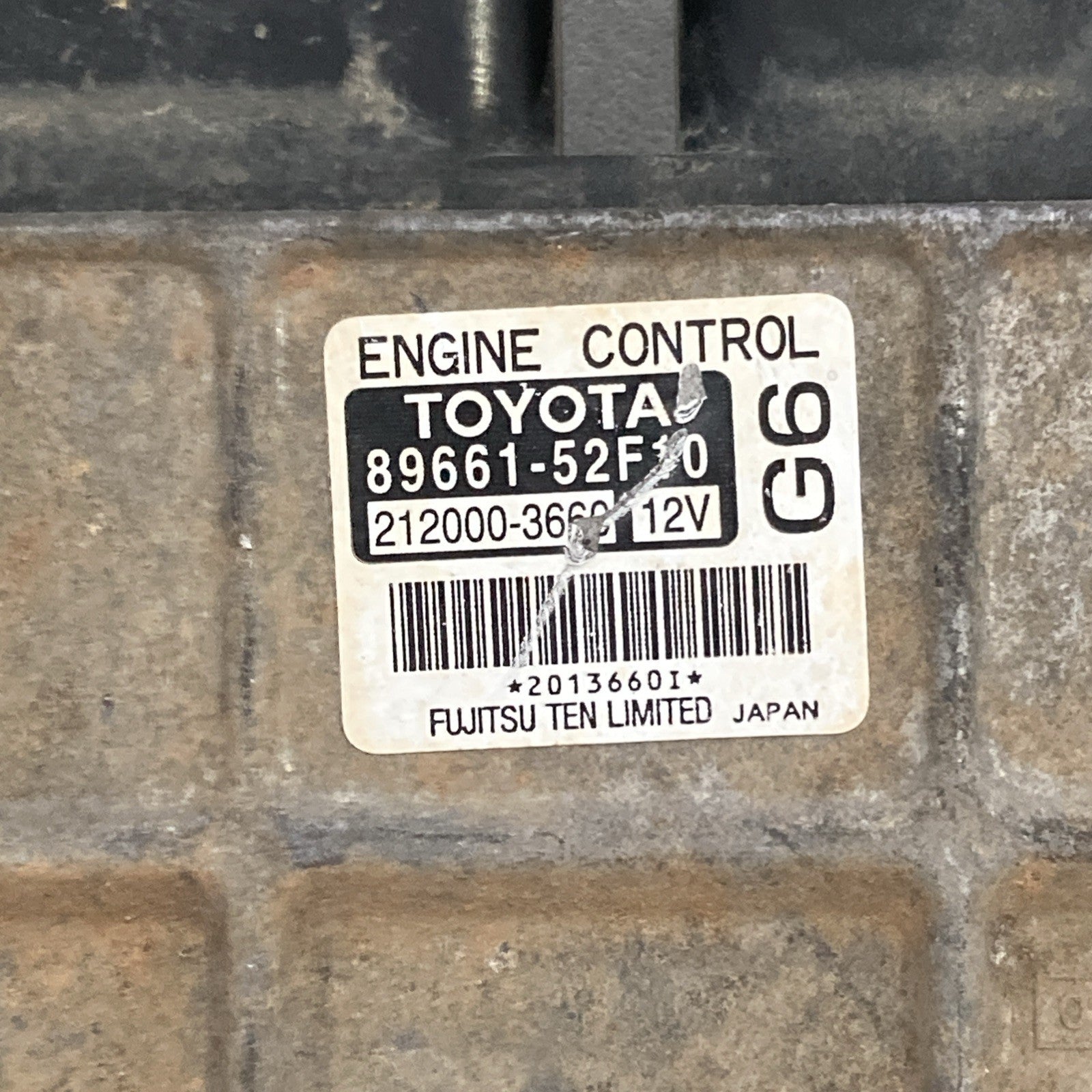 2006-2007 Toyota Yaris ECU/ECM 89661-52F10