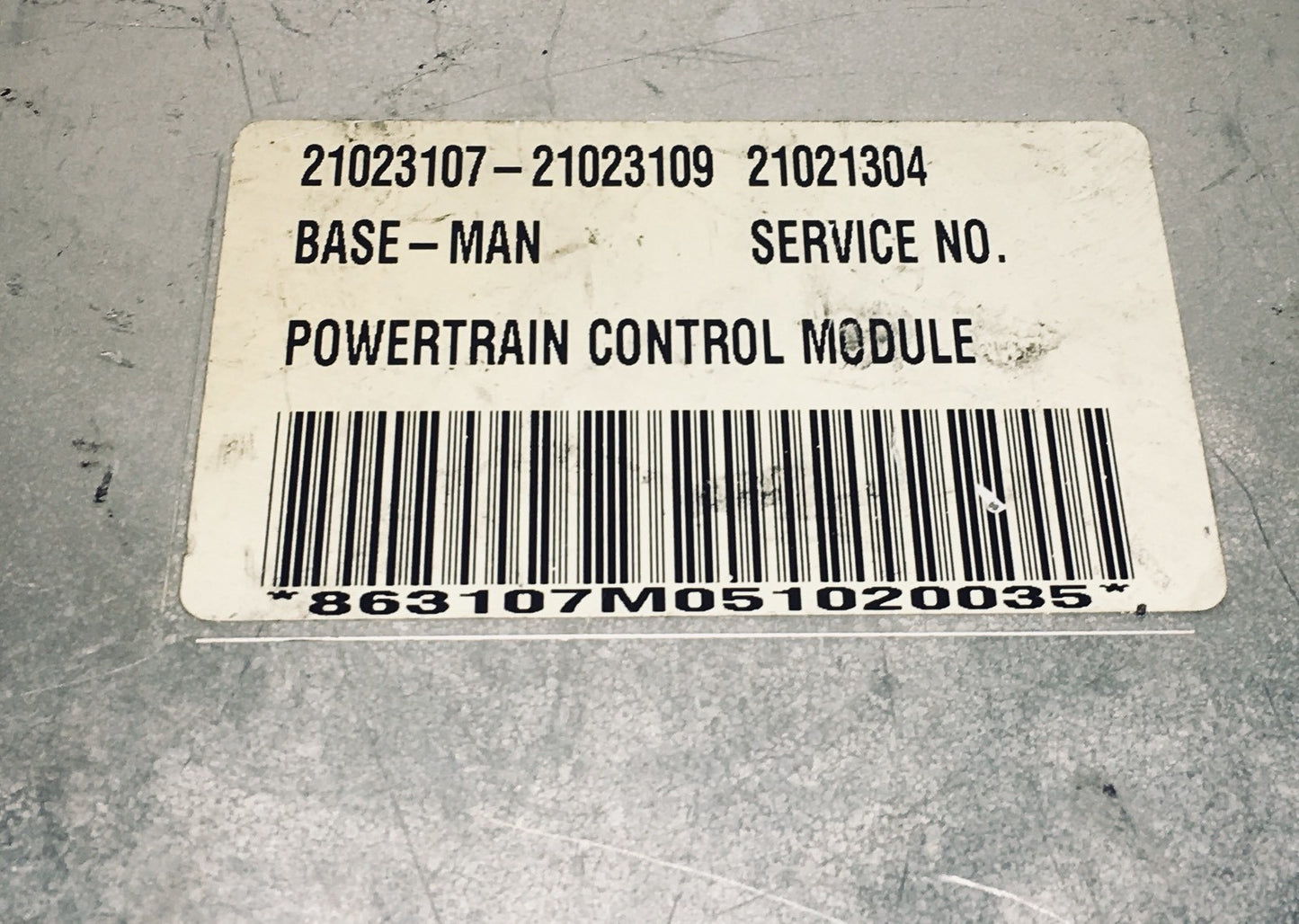 1995 Saturn ECU 21023107 21023109 21021304