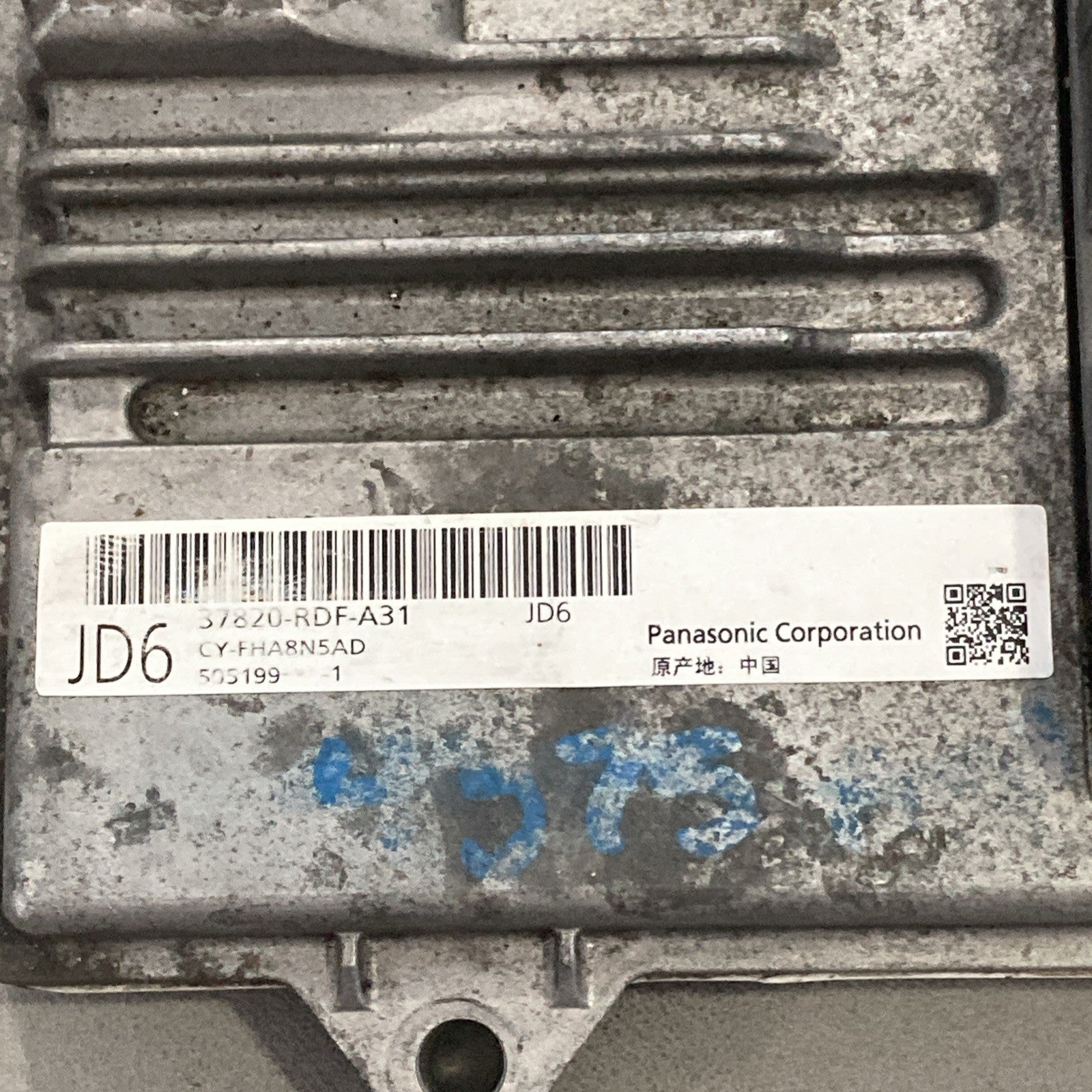 2019 Acura TLX 2.4L ECU/ECM 37820-RDF-A31