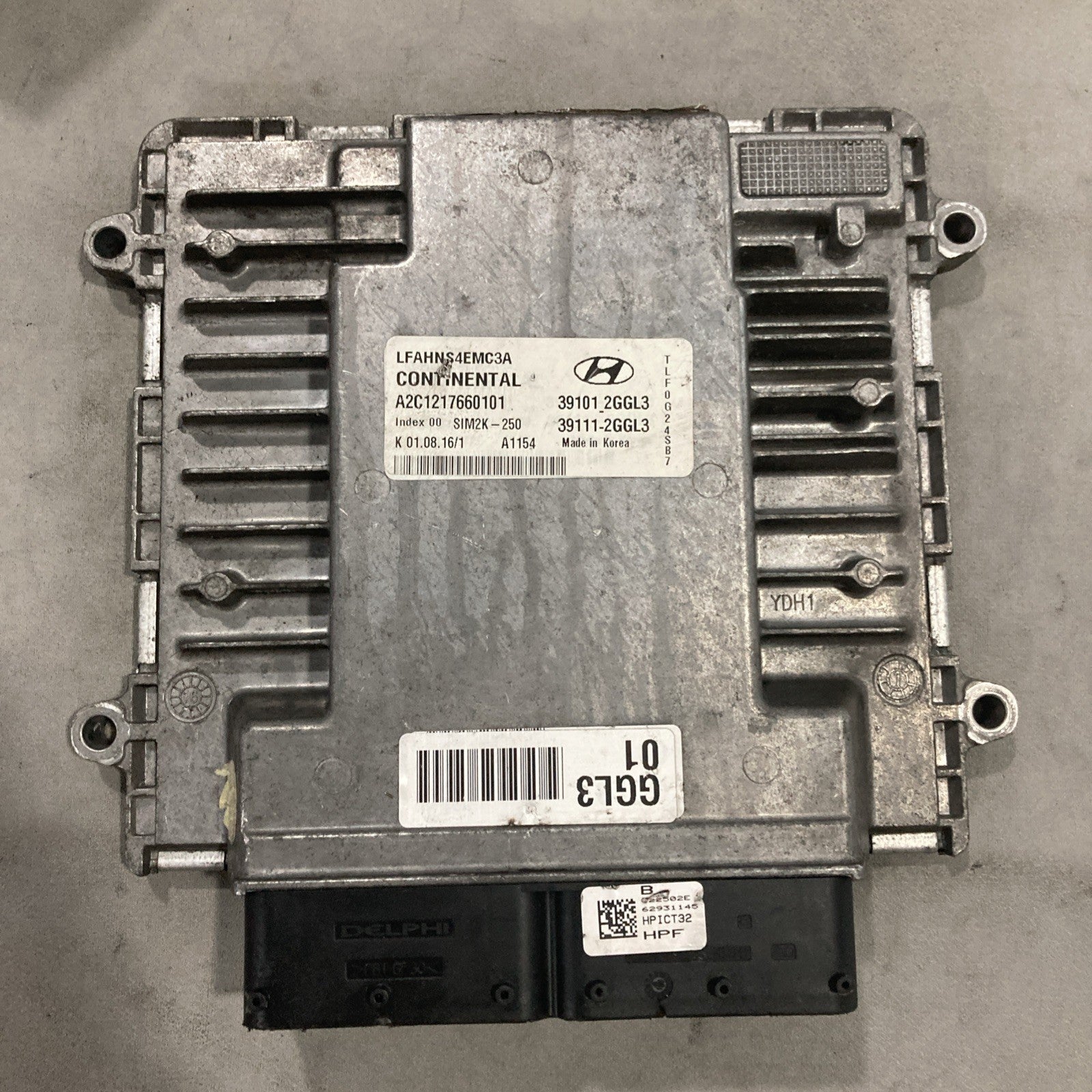 2015 2017 Hyundai Sonata ECU/ECM 39101-2GGL3
