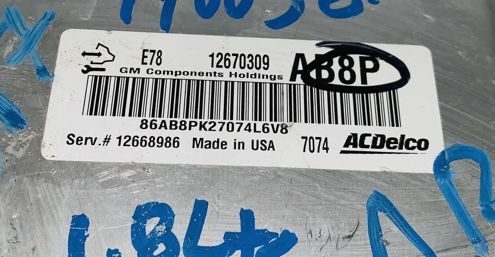 2016 2017 Chevrolet Sonic ECU 12670309