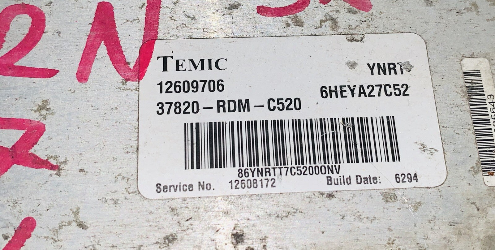 2006 2007 Saturn Vue ECU 37820-RDM-C520