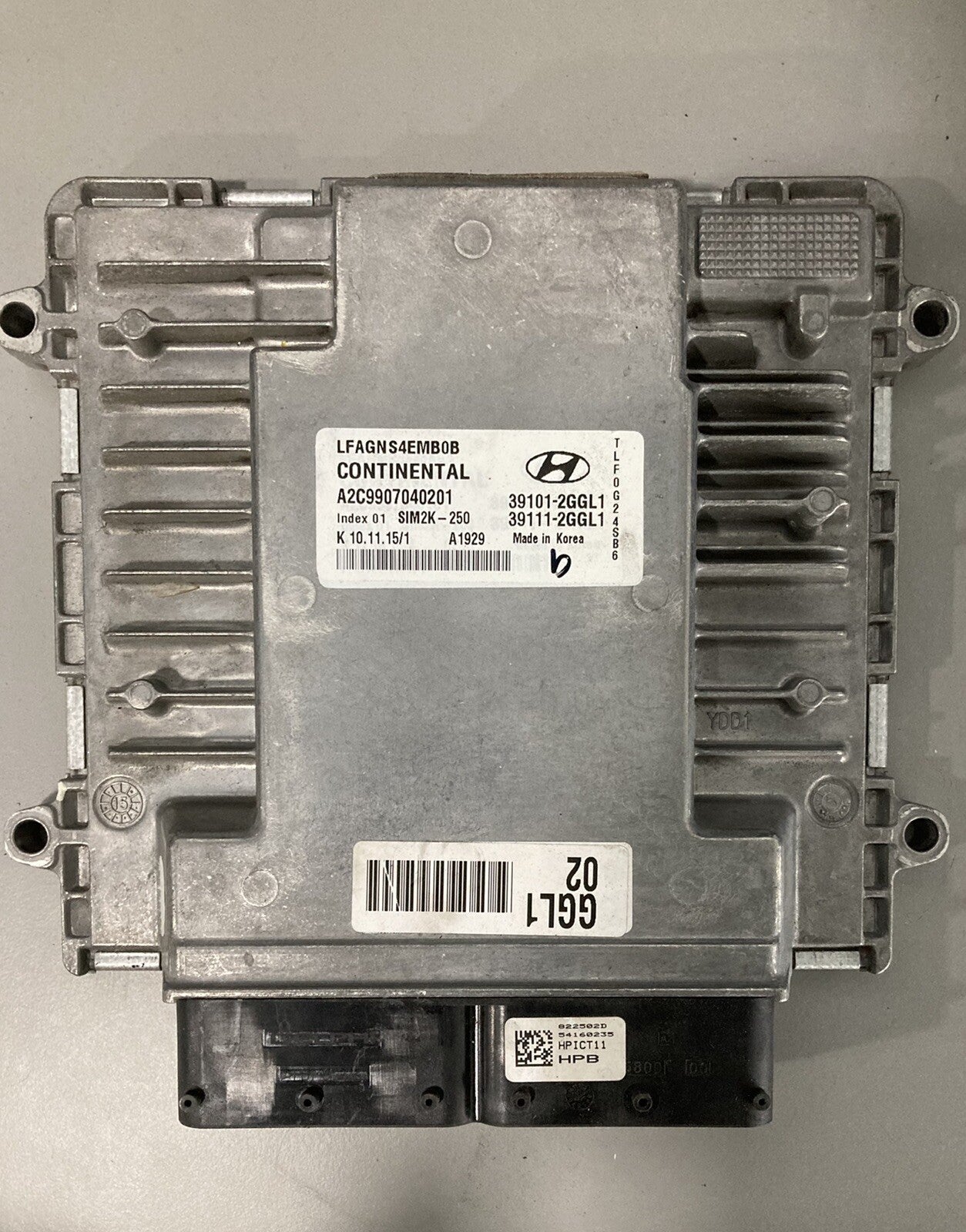 2011 2012 2013 2014 Hyundai Sonata ECM 39101-2G661
