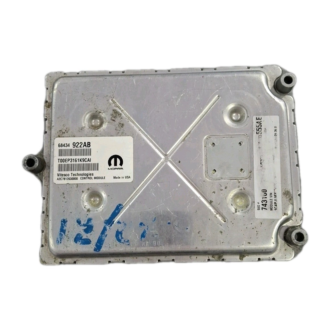 2020-2021 Jeep Cherokee 3.2L ECU/ECM 68434922AB *VIN PROGRAMMED*  (B)