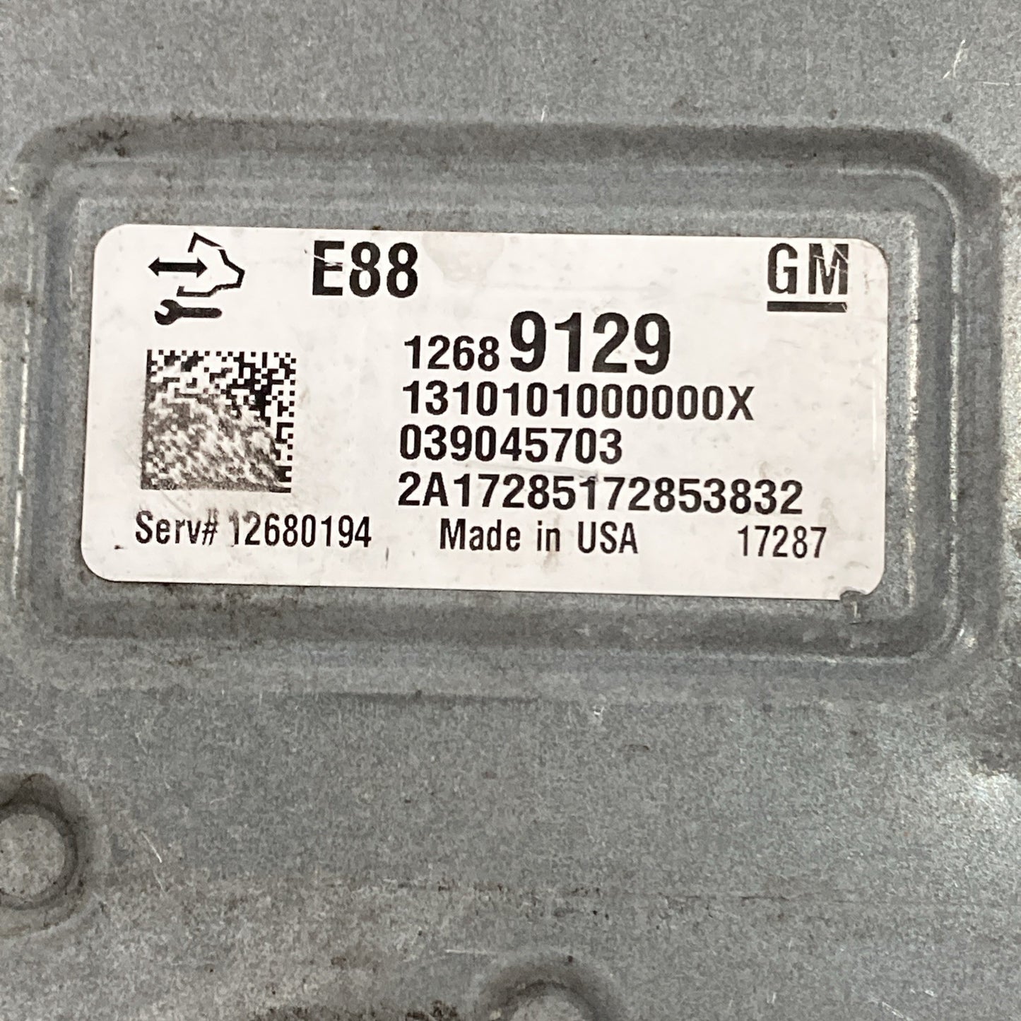 2017-2018 Chevy Malibu 1.5L ECU/ECM 12689129