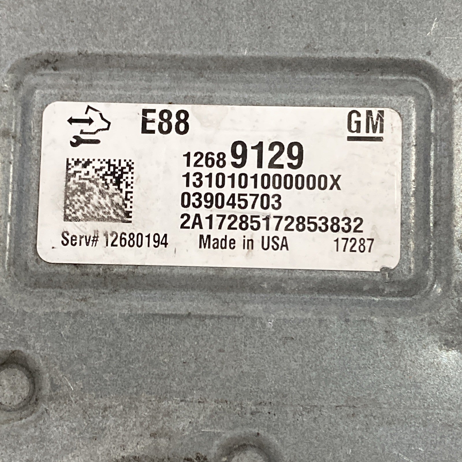 2017-2018 Chevy Malibu 1.5L ECU/ECM 12689129