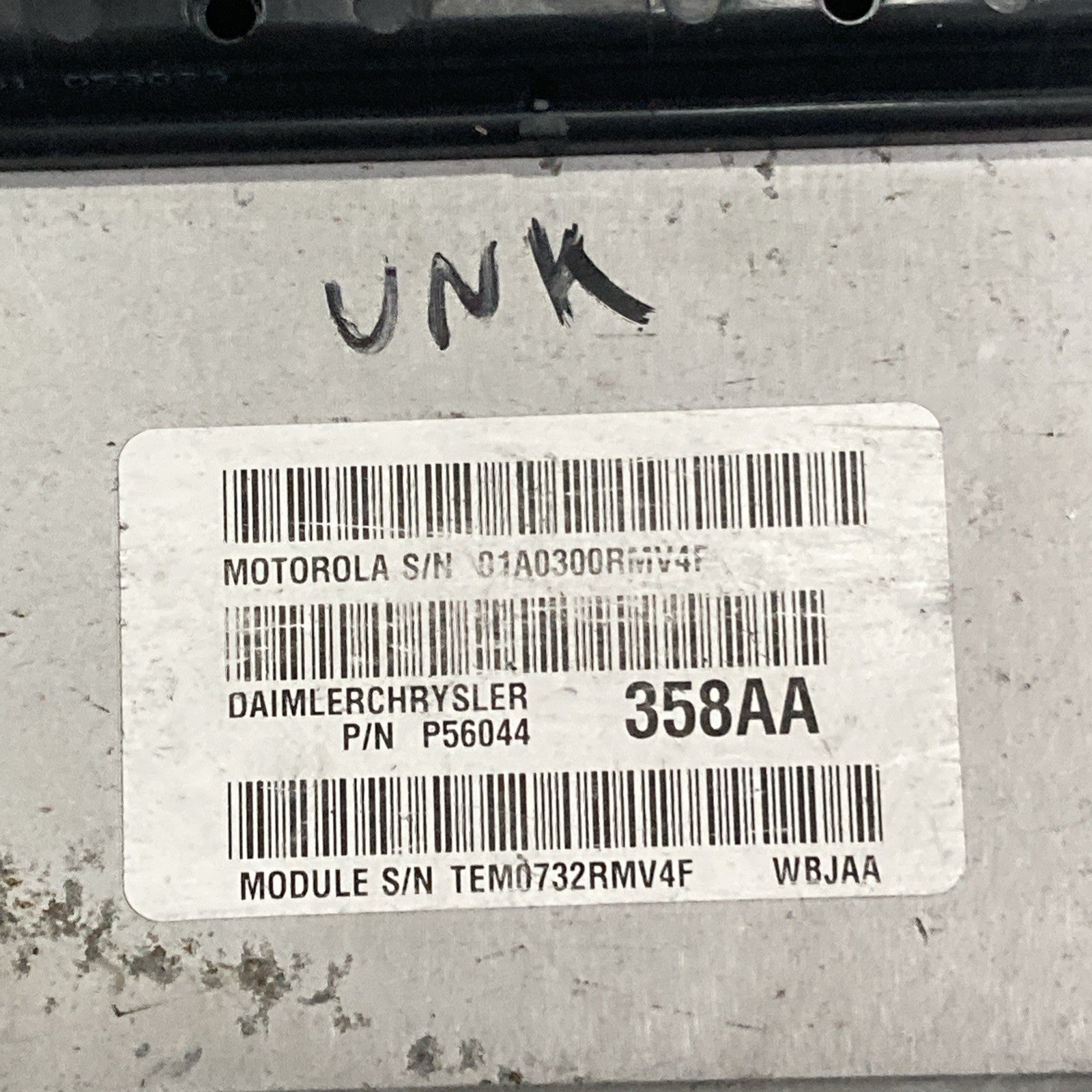 Jeep Grand Cherokee 4.7L ECU/ECM P56044358AA (B)