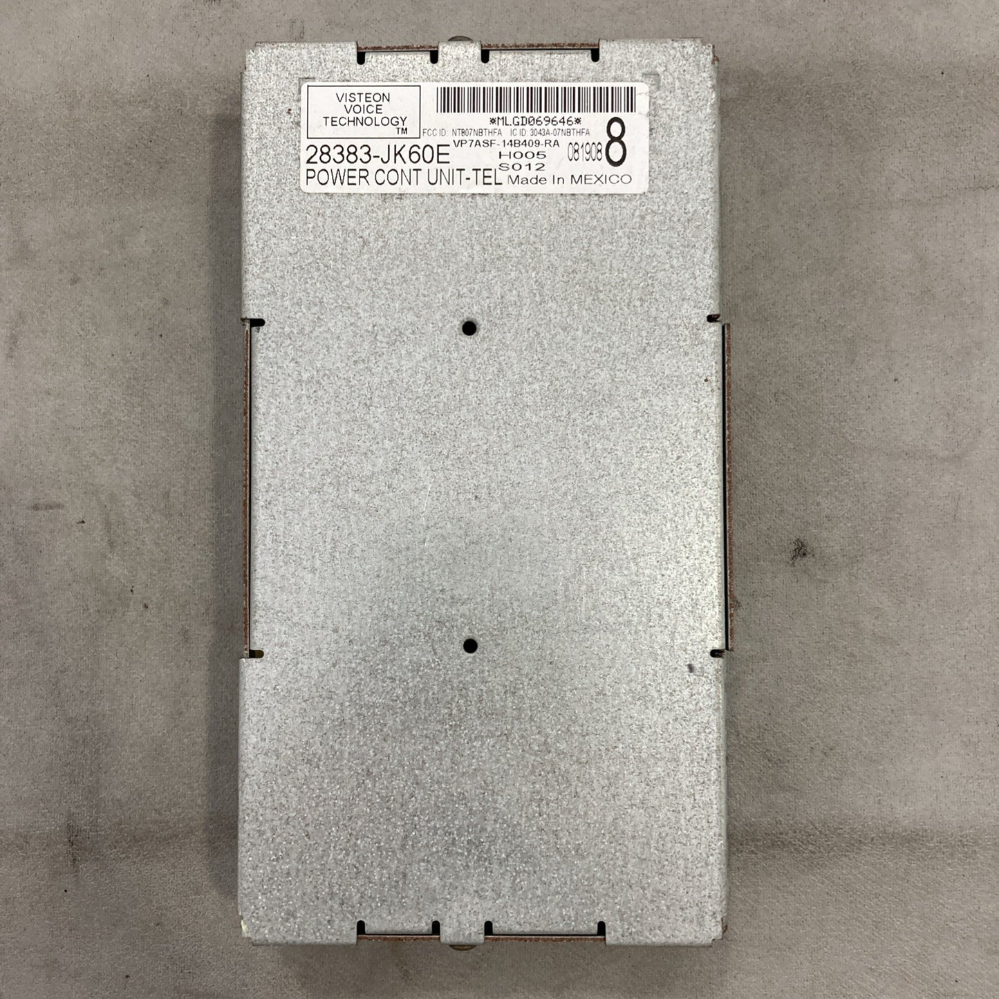 2007-2010 Infiniti Bluetooth Communication Control Module 283833-JK60E