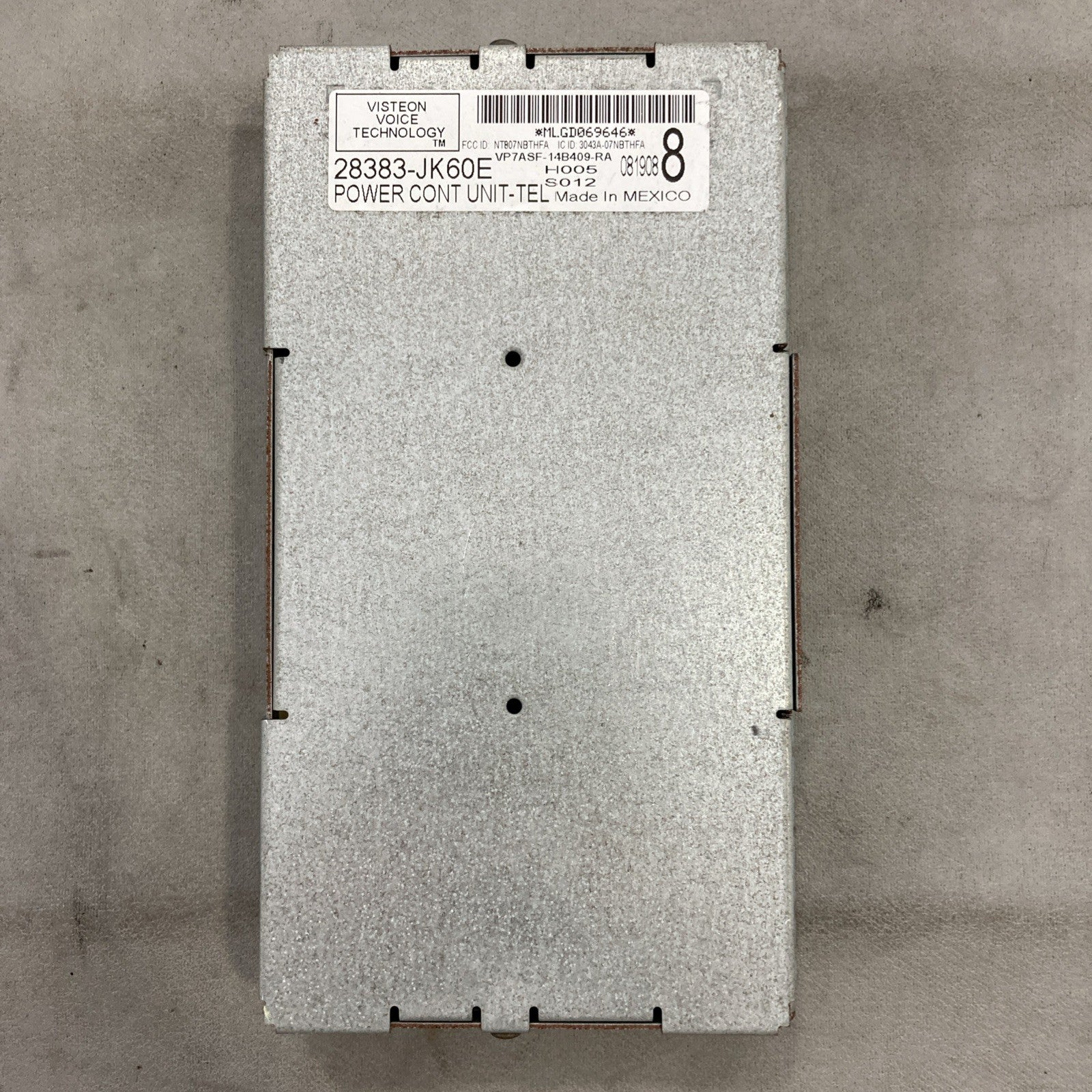 2007-2010 Infiniti Bluetooth Communication Control Module 283833-JK60E