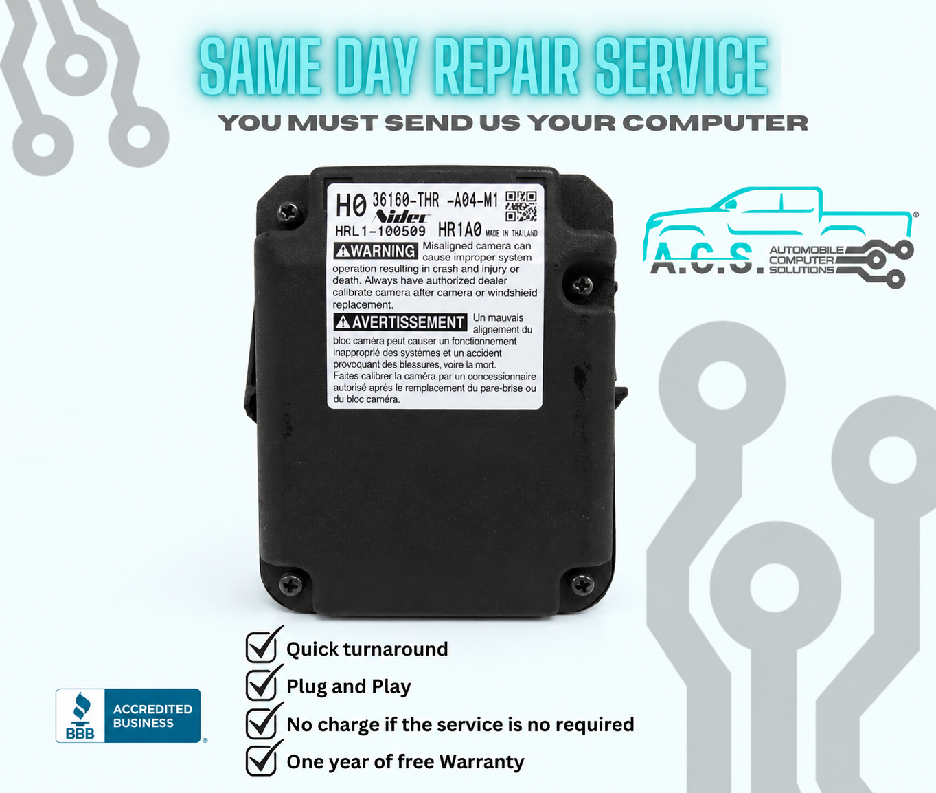 Honda HR-V Repair 36160-T7A-A14 36160-T7A-A12-M1 36160-T7A-A13-M1
