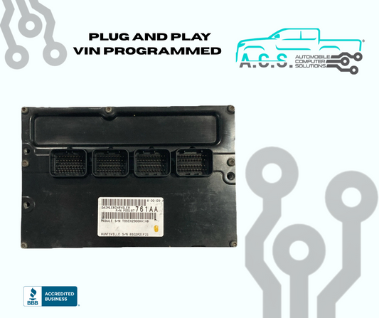 2007 Chrysler PT Cruiser 2.4L ECU/ECM P05187761AA *VIN PROGRAMMED*